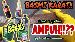 Cara ampuh dan murah menghilangkan karat pada besi