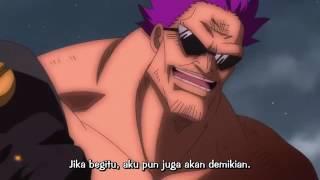 Luffy haki vs Z si tinju hitam sub indo