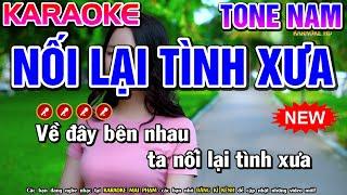 Nối Lại Tình Xưa Karaoke Nhạc Sống Tone Nam  Phối Hay  - Karaoke Mai Phạm