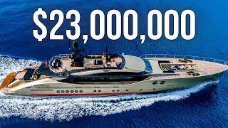 Touring one of the WORLDS LARGEST SPORT YACHTS  $23000000 Palmer Johnson 170