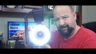 Neewer Macro Ring Flash as a video light Review