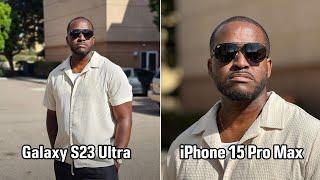 iPhone 15 Pro max vs Galaxy S23 Ultra THE Camera Comparison