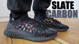 BEST COLORWAY YET? - YEEZY 350 V2 CMPCT SLATE CARBON REVIEW & ON FEET