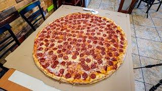 THE BIGGEST PIZZA CHALLENGE IVE EVER ATTEMPTED  FLORIDA PT.5  BeardMeatsFood