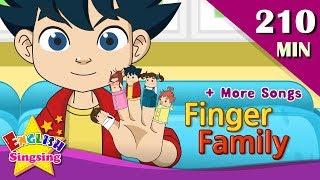 Finger Family + More FUN BODY Songs  Top 50 Nursery Rhymes with lyrics  English kids video