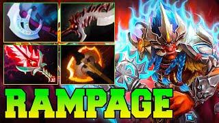Rampage Troll Warlord  Troll Warlord Dota 2 Safelane Pro Gameplay Guide Build 7.35