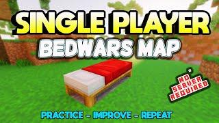 Single Player Bedwars Map for Minecraft How to