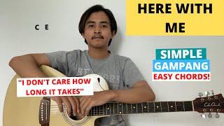 EASY CHORDS Here With Me - d4vd Guitar Tutorial Easy Guitar Chords