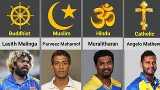 Religion of Sri Lankan Cricketers  Hindu ️ Buddhist ️ Muslim ️ Catholic  Christian ️