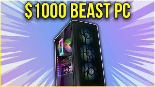 The Best $1000 RX 6800 XT BEAST Gaming PC Build 