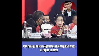 PDIP Tunggu Restu Megawati untuk Majukan Anies di Pilgub Jakarta