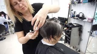 ANTI AGE HAIRCUT OVER 70 - SHORT BOB UNDERCUT PIXIE GREY HAIR TRANSFORMATION