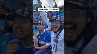 Me during IND vs PAK match in New York