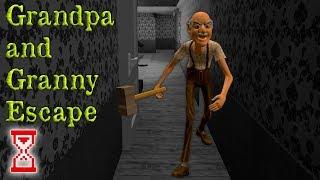 Первая встреча с безумной Бабкой и Дедом  Grandpa and Granny Escape House