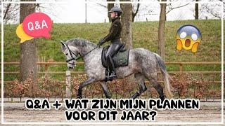 Q&A + WAT ZIJN MIJN PLANNEN VOOR DIT JAAR #joanneneidhoferhorses #vlog416