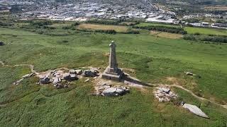 LOCAL LANDMARK. CARN BREA #cornwall #kernow #drone #exploring #dji #