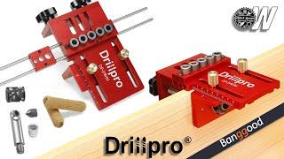Drillpro 3 in 1 Adjustable Woodworking Dowel Jig Kit