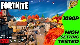 Fortnite Chapter 4 - Season 2 - RX 590 + i7 4770  High Setting Tested