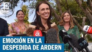 La emotiva despedida de Jacinda Ardern como primera ministra de Nueva Zelanda  EL PAÍS