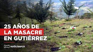 Masacre en Gutiérrez cumple 25 años familiares de las víctimas piden reparación