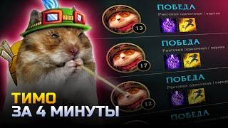 ТИМО ГАЙД  гайд на тимо за 4 минуты  лига легенд  league of legends