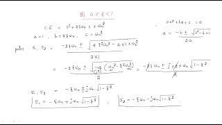 Damping Ratio Less than 1  2nd order System  Control Systems  Lec - 21