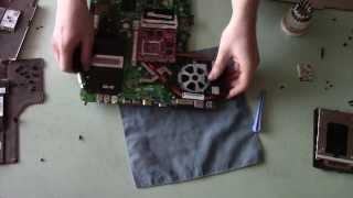 Acer Extensa 7630g - Разборка   Disassembly Acer 7630g