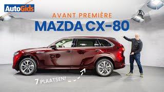 De nieuwe Mazda CX-80 in avant-première luxe voor zeven - AutoGids