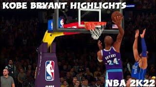 The Black Mamba   Kobe Bryant Highlights  NBA 2K22 Gameplay