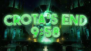 Crotas End Speedrun WORLD RECORD 958