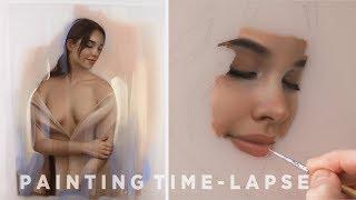 OIL PAINTING TIME-LAPSE  “Silver lining”