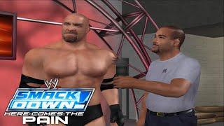 WWE SmackDown Here Comes The Pain - Season Mode w Goldberg Part 1 of 2 PlayStation 2