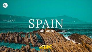 4K UHD País Vasco SPAIN Ambient Drone Film + Ambient Chillout Music for Relax