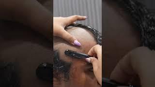 HEAD SHAVE #hairstyle #asmrsounds #femalebarber