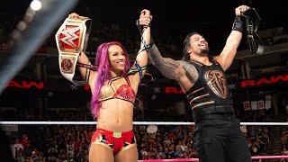 Roman Reigns and Sasha Banks form a winning team Raw Oct. 10 2016