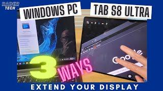 Samsung Second Screen vs SuperDisplay vs SpaceDesk  Get the most out of your Galaxy Tab S8 Ultra