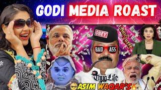  ASIM WAQUAR THUG LIFE   Indian Reaction On Godi Media Roast  Kelaya Reacts