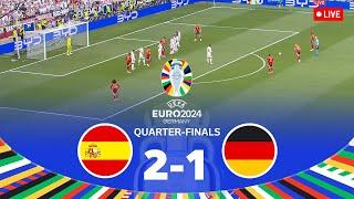 SPAIN vs GERMANY  Quarter-Finals UEFA EURO 2024 Full Match