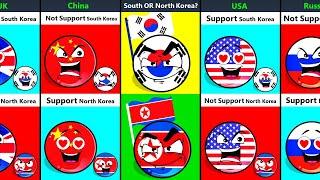 South Korea or North Korea? Who Will The Countries Of The World Support?