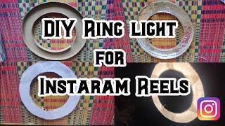 How to make ring light at home using strip light and cardboard  Samuels Techlab