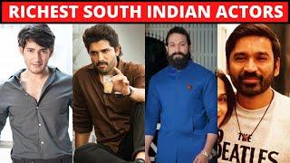 Top 10 South Indian Actors Net Worth & Income - 2022 - Dhanush Prabhas Allu Arjun Brahmanandam