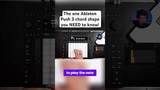 The one Ableton Push 3 chord shape you NEED to know #ableton #abletonpush #abletonpush3