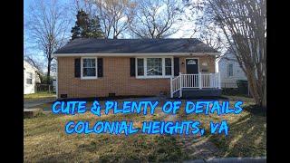 Renovated 3BDRM Colonial Heights VA Home for Sale Near Ft Lee +$265K+