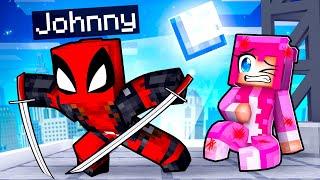 Playing as a PROTECTIVE DEADPOOL in Minecraft