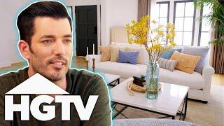 Jonathan & Drew Scott Compete In The Stunning Living Room Challenge  Brother vs Brother