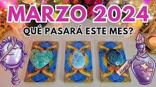 TAROT MARZO 2024 🪬 PREDICCIONES Y CONSEJOS  QUÉ VIENE PARA TI?  LECTURA MENSUAL INTERACTIVA 