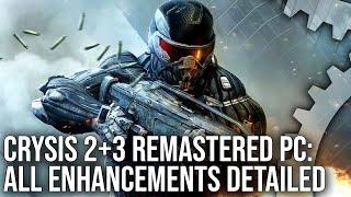 Crysis 2 + Crysis 3 Remastered PC Deep Dive - Every Enhancement Detailed + Tested