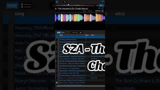 SZA - The Weeknd DJ Chello Remix unreleased #yaardt #chellobeats #viral #fyp