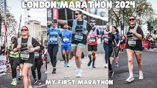 I RAN MY FIRST MARATHON  Realistic Race Day Vlog I London Marathon 2024