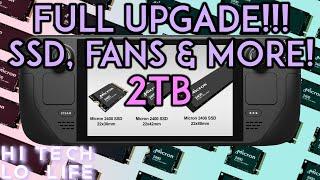 「 A Full Steam Deck Upgrade 2TB NVME SSD & MORE」